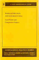 Image du vendeur pour Local Power and Comparative Politics mis en vente par Books on the Square