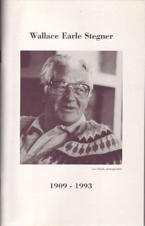 Wallace Earle Stegner 1909-1993.