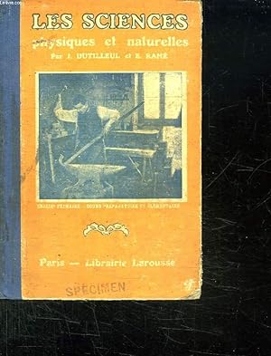 Seller image for LES SCIENCES PHYSIQUES ET NATURELLES. LECONS DE CHOSES. for sale by Le-Livre