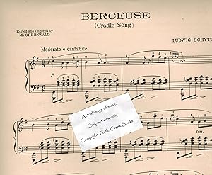 Berceuse ( Cradle Song ) No 1970 50 - Vintage Sheet Music