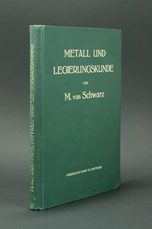 Seller image for Metall- und Legierungskunde. for sale by Antiquariat Dr. Wolfgang Wanzke