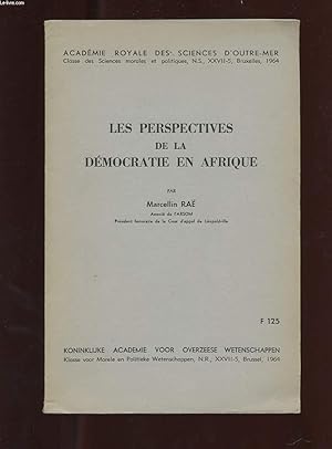 Seller image for LES PERSPECTIVES DE LA DEMOCRATIE EN AFRIQUE for sale by Le-Livre