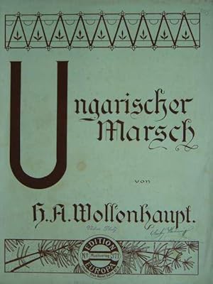 Bild des Verkufers fr Ungarischer Marsch. Op. 66. Ausgabe fr Klavier zu 2 Hnden. zum Verkauf von Antiquariat Tarter, Einzelunternehmen,