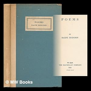 Immagine del venditore per Poems venduto da MW Books Ltd.