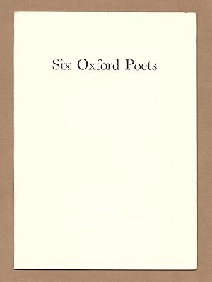 Seller image for Six Oxford Poets [Keepsake] for sale by The Bookshop at Beech Cottage