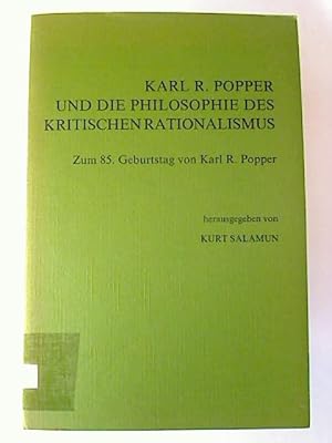 Karl R. Popper - Plädoyer für kritisch-rationale Wissenschaft : Zum 85. Geburtstag von Karl R. Po...