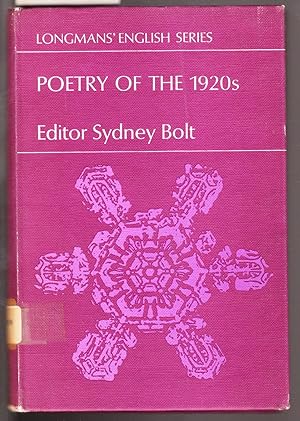 Seller image for Poetry of the 1920s for sale by Laura Books