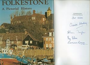 Image du vendeur pour Folkestone; A Pictorial History [Signed] [1] mis en vente par Little Stour Books PBFA Member