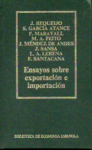 Imagen del vendedor de ENSAYOS SOBRE IMPORTACIN Y EXPORTACIN. a la venta por angeles sancha libros