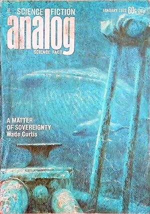 Bild des Verkufers fr Analog: Science Fiction, Science Fact: January 1972 zum Verkauf von Kayleighbug Books, IOBA