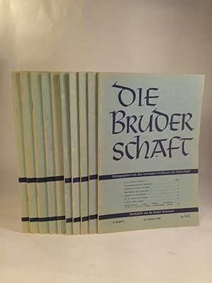 Die Bruderschaft. 8. Jahrgangg. 1966, Heft 1/1, 3, 4, 5, 6/7, 8, 9/10, 11, 12 + Weihnachtsheft. h...