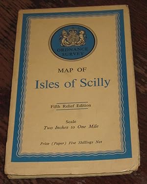 Ordnance Survey Map of Isles of Scilly - Special District (Relief) Map - Scale Two Inches to One ...