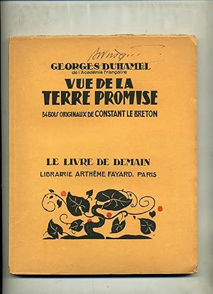 Bild des Verkufers fr VUE DE LA TERRE PROMISE .34 bois originaux de Constant Le Breton. zum Verkauf von Librairie CLERC
