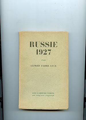 RUSSIE 1927.