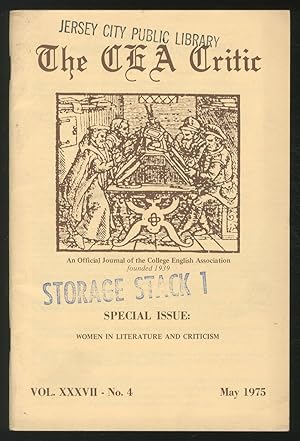 Seller image for The CEA Critic: An Official Journal of The College English Association: May 1975, Volume 37, Number 4 for sale by Between the Covers-Rare Books, Inc. ABAA