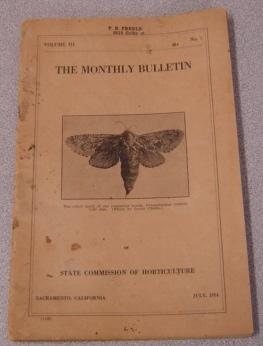 Seller image for The Monthly Bulletin, Volume III (3) #7, July 1914 for sale by Books of Paradise