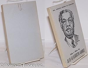 Imagen del vendedor de Vida y obra de Juan Gualberto Gomez; seis lecciones (en su centenario) a la venta por Bolerium Books Inc.