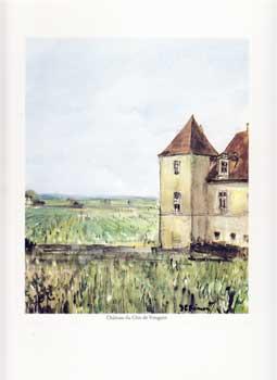 Imagen del vendedor de Chteau du Clos de Vougeot. Menu cover for the Confrrie des Chevaliers du Tastevin. a la venta por Wittenborn Art Books