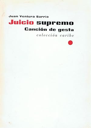 Imagen del vendedor de JUICIO SUPREMO. Melodrama en dos actos * CANCIN DE GESTA. Sonetos a la venta por Librera Torren de Rueda