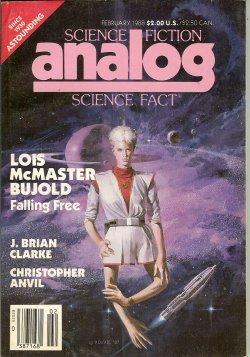 Imagen del vendedor de ANALOG Science Fiction/ Science Fact: February, Feb. 1988 ("Falling Free") a la venta por Books from the Crypt