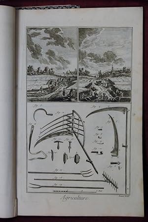 Encyclopedie. Recueil de plances sur les sciences les arts liberaux, et les arts mecaniques: avec...