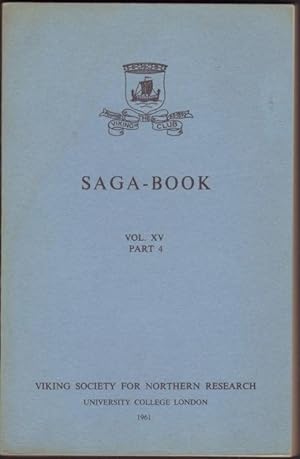 Immagine del venditore per SAGA-BOOK, Vol. XV Part 4 venduto da OLD WORKING BOOKS & Bindery (Est. 1994)