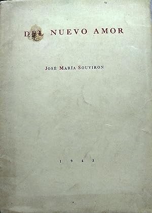 Bild des Verkufers fr Sonetos del nuevo amor zum Verkauf von Librera Monte Sarmiento