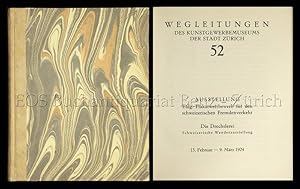 Wegleitungen des Kunstgewerbemuseums der Stadt Zürich.