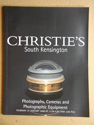 Christie's: Photographs, Cameras and Photographic Equipment. Thursday, 27 January 2000.