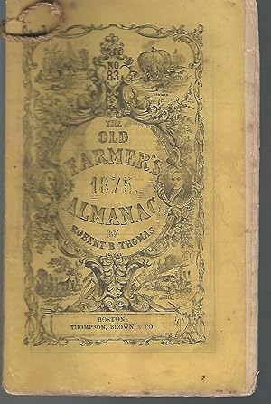 Image du vendeur pour The Old Farmer's Almanac 1875: No. 83 mis en vente par Dorley House Books, Inc.