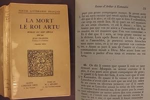 Bild des Verkufers fr La Mort le Roi Artu - Roman du XIII.e Siecle zum Verkauf von Buchantiquariat Uwe Sticht, Einzelunter.