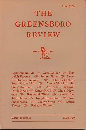 Imagen del vendedor de The Greensboro Review No. 29, Winter 1980-81 a la venta por Books Do Furnish A Room