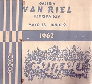 DALTOE. Pinturas. Galería Van Riel, 28 de mayo al 9 de junio de 1962