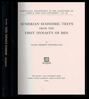 Imagen del vendedor de SUMERIAN ECONOMIC TEXTS FROM THE FIRST DYNASTY OF ISIN. a la venta por Thompson Rare Books - ABAC / ILAB