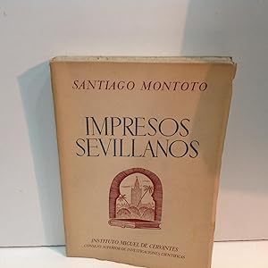 Bild des Verkufers fr IMPRESOS SEVILLANOS MONTOTO SANTIAGO 1948 zum Verkauf von LIBRERIA ANTICUARIA SANZ