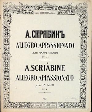 [Op. 04] Allegro appassionato pour piano. Op. 4