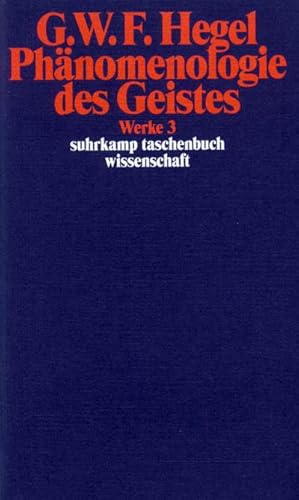 Bild des Verkufers fr Phnomenologie des Geistes : Werke in 20 Bnden mit Registerband, Band 3 zum Verkauf von AHA-BUCH GmbH