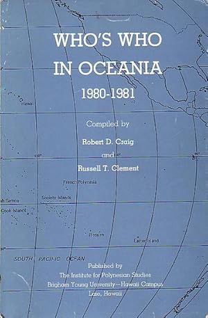 Seller image for WHO'S WHO IN OCEANIA 1980-1981 for sale by Jean-Louis Boglio Maritime Books