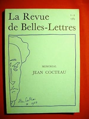 Image du vendeur pour Mmorial jean Cocteau (Revue des belles-Lettres n 1-2, 1969). mis en vente par Dj Jadis