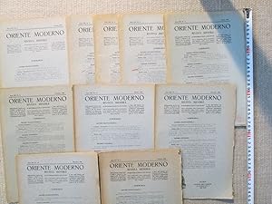 Oriente moderno : Rivista mensile d'informazioni e di studi .,.Anno XIX : Nr.s 1 - 3 ; 9 - 12 [19...