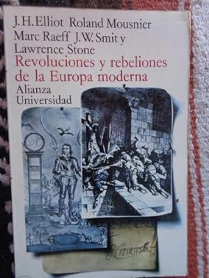 Image du vendeur pour Revoluciones y rebeliones de la Europa Moderna mis en vente par Libros del cuervo