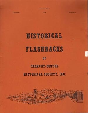 Bild des Verkufers fr Historical Flashbacks of Fremont-Custer Historical Society, Inc.: Volume II, Number 2, 1974: Early Automobiles and Dealers of Canon City zum Verkauf von Clausen Books, RMABA