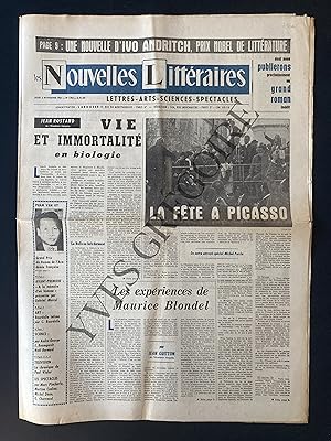 LES NOUVELLES LITTERAIRES-N°1783-2 NOVEMBRE 1961