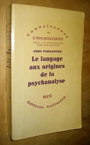 Seller image for Le langage aux origines de la psychanalyse for sale by Les Livres du Pont-Neuf