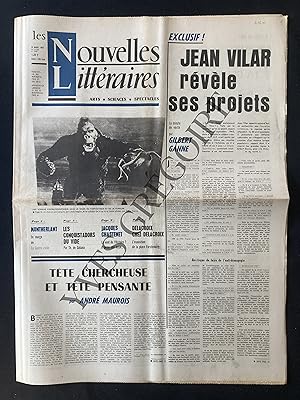 LES NOUVELLES LITTERAIRES-N°1960-25 MARS 1965