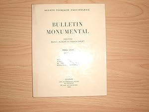 Seller image for BULLETIN MONUMENTAL TOME CXIII 1955 3 for sale by Le temps retrouv