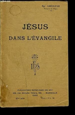 Seller image for JESUS DANS L'EVANGILE. for sale by Le-Livre