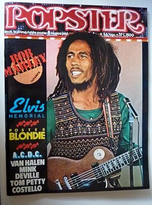 "POPSTER La Prima Rivista poster di Musica Rock, Soul,Jazz, Country Anno 4 Luglio / Agosto 1980 ....