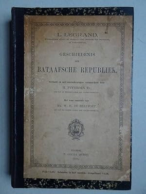 Bild des Verkufers fr Geschiedenis der Bataafsche Republiek. zum Verkauf von Antiquariaat De Boekenbeurs