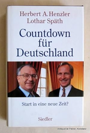 Imagen del vendedor de Countdown fr Deutschland. Start in eine neue Zeit? 2. Aufl. Berlin, Siedler, 1995. 318 S., 1 Bl. Or.-Pp. mit Schutzumschlag. (ISBN 388680576X). a la venta por Jrgen Patzer